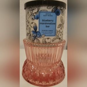 N.I.JAR BLUBERRY MARSHMALLOW 3 WICK BATH & BODY WORKS CANDLE